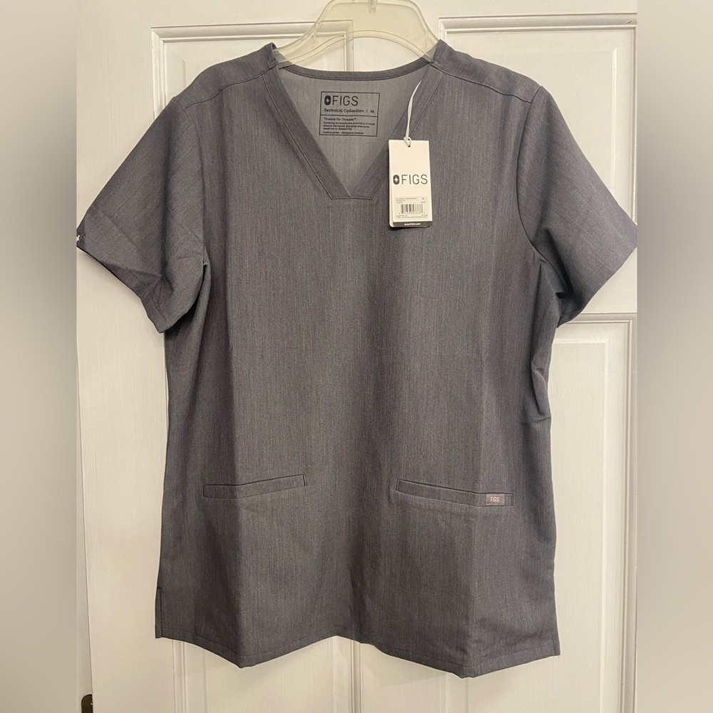 Figs medium gray top